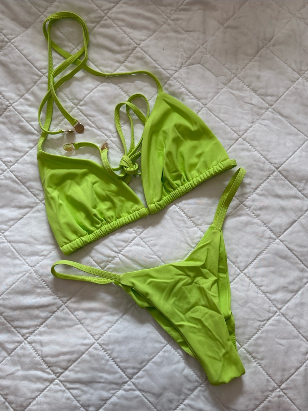 Lime Green Kristen Lonie Bikini 👙